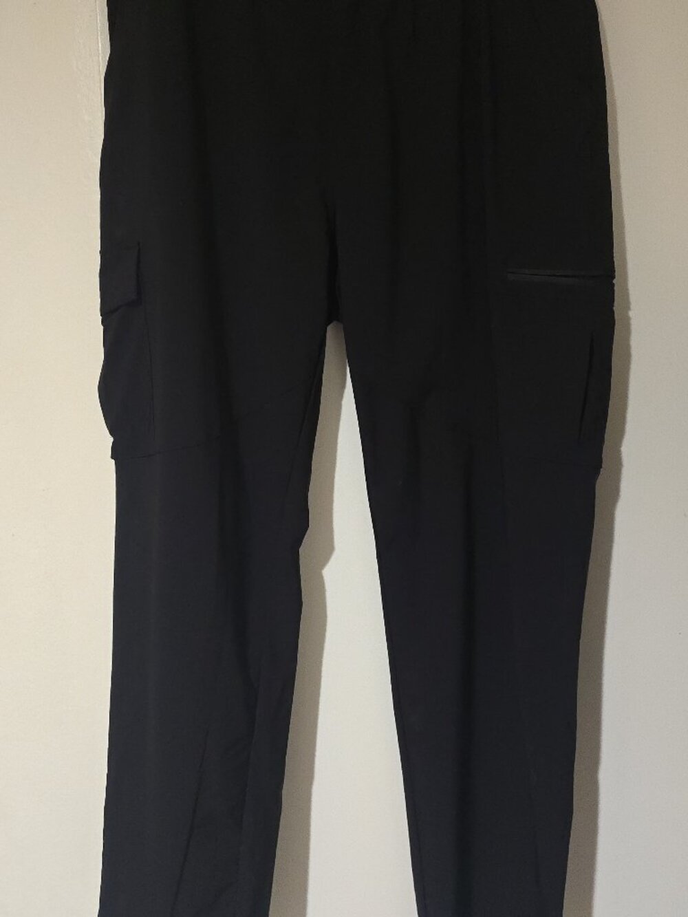 OutdoorSports Men's XXL Black Cargo Hiking Pants - Techwear Gorpcore Tactical Ut
